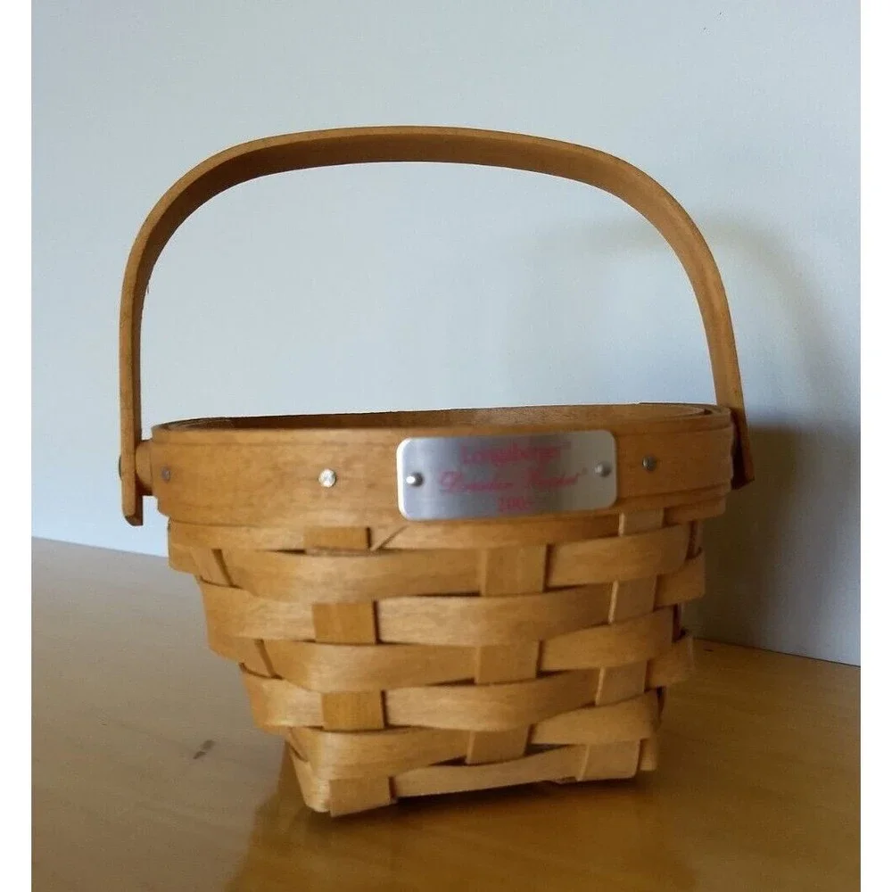 LONGABERGER‎ Swing Handle 2005 Dresden Basket with Protective Liner SIGNED